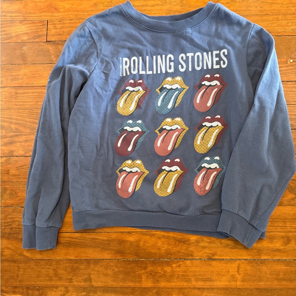 The Rolling Stones Women's Multicolor Tongue Sweatshirt